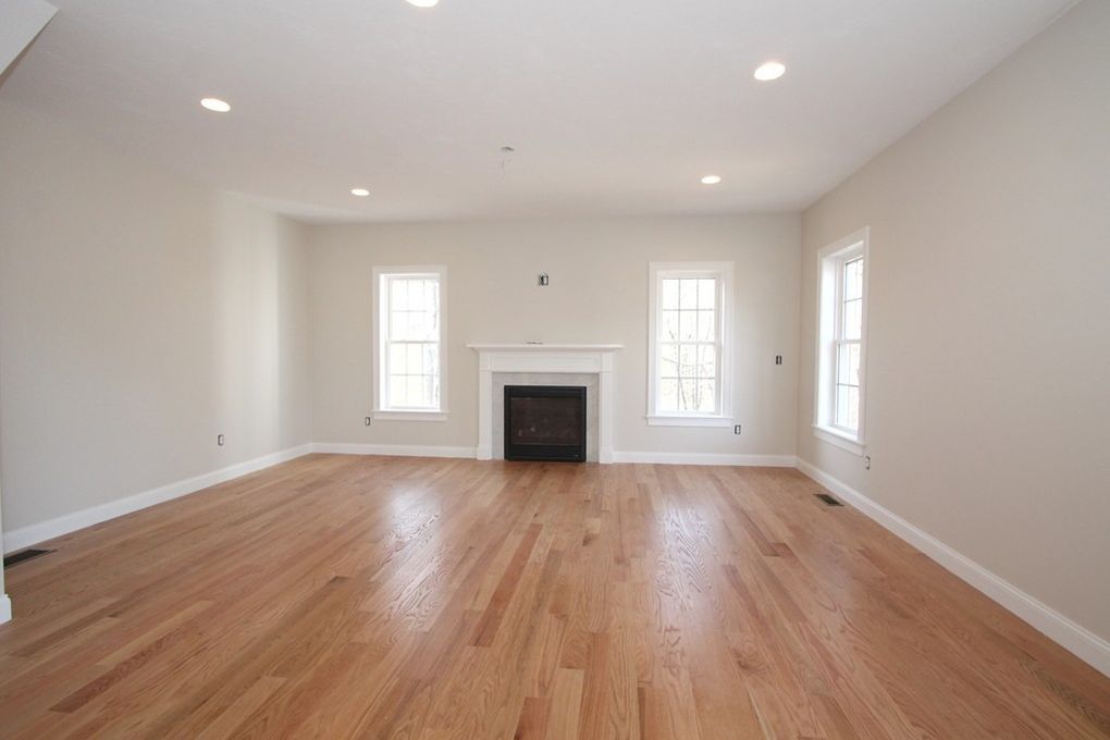 Hardwood-floored living space